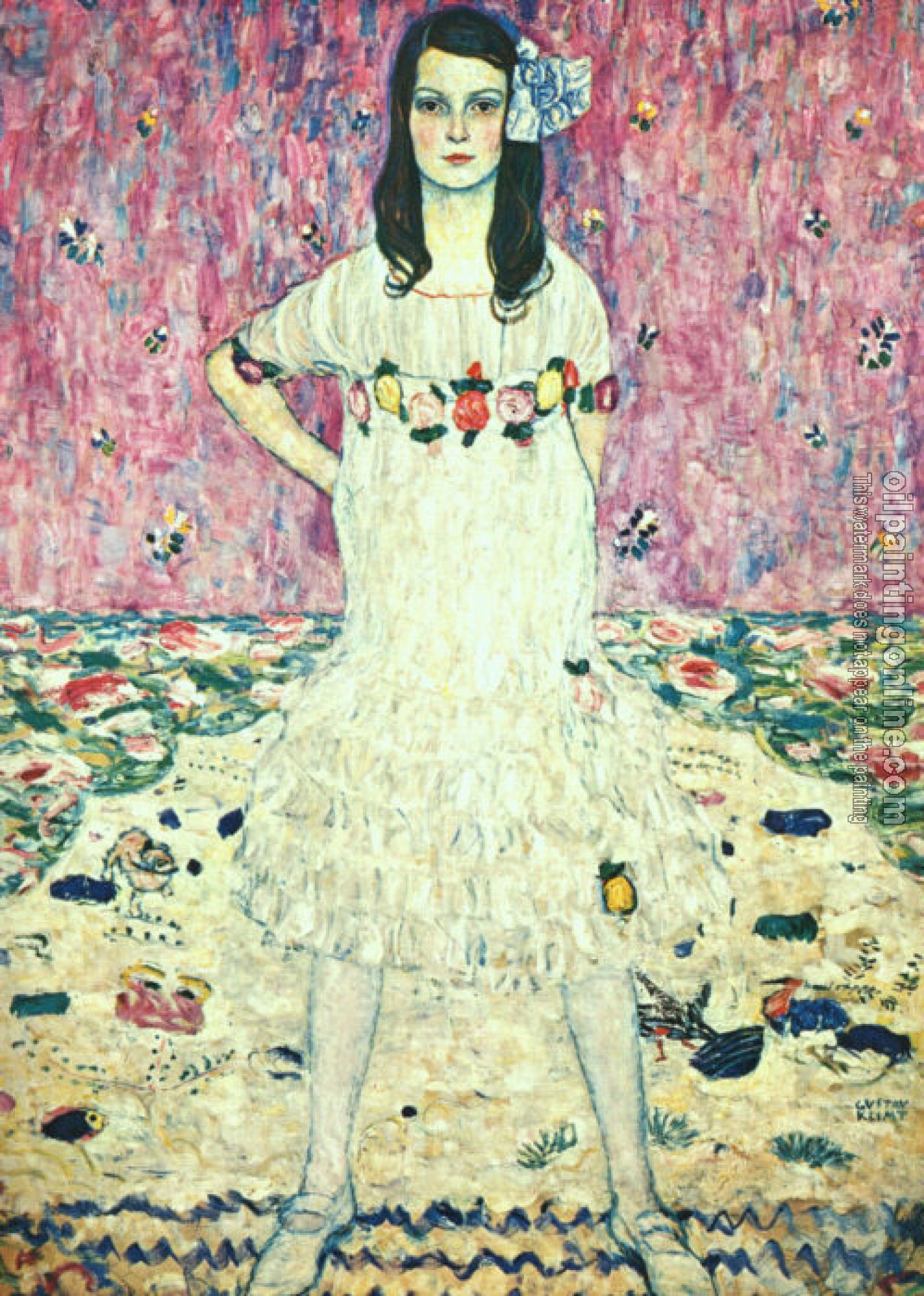 Klimt, Gustav - Oil On Canvas